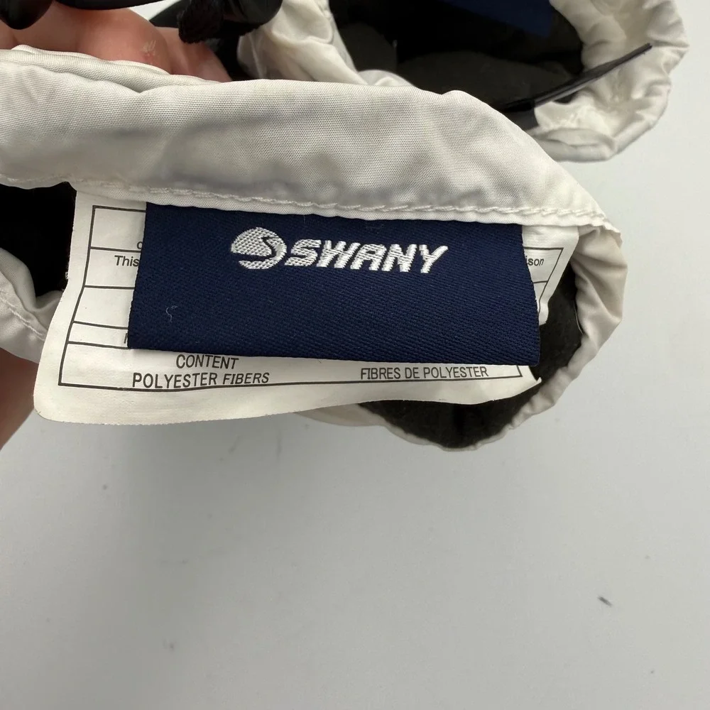 Swany Youth XL 11-12 Ski Mittens Purple White Black SX-66J Winter Snow Mitts